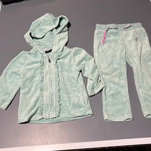 Calvin Klein soft mint green jogging set